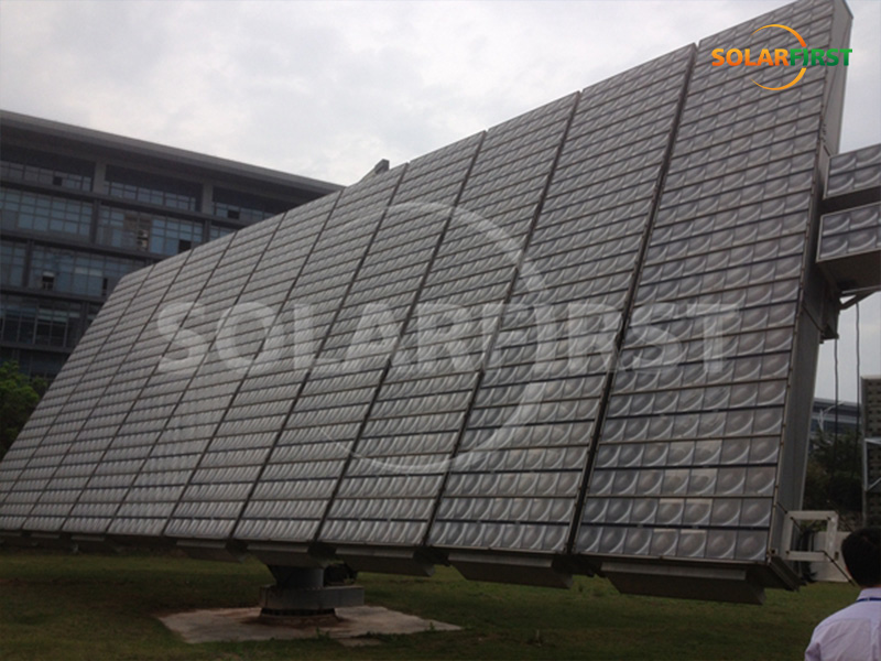중국에서 50KWp 평면형 이중축 추적 솔루션 도입
