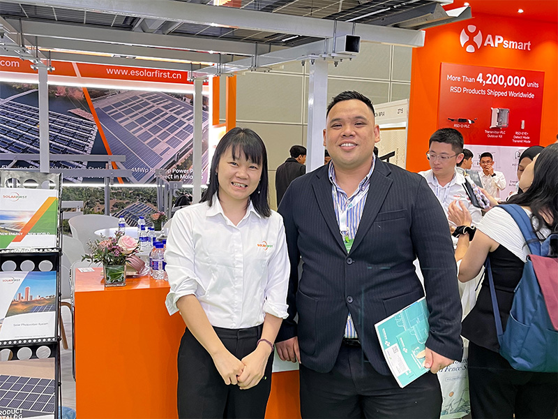 말레이시아 에너지부 장관, IGEM 및 CETA 2024에서 Solar First 부스 방문