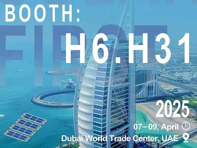 Solar First는 Middle East Energy 2025에서 친환경 에너지 솔루션을 선보입니다.
