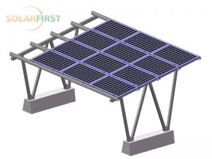 알루미늄 태양 전지판 카 포트 장착