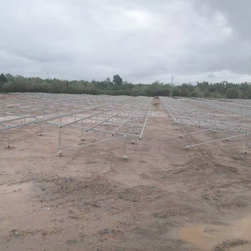 2019 년 말레이시아에서 6.164MW 태양 광 접지 마운팅 rroject