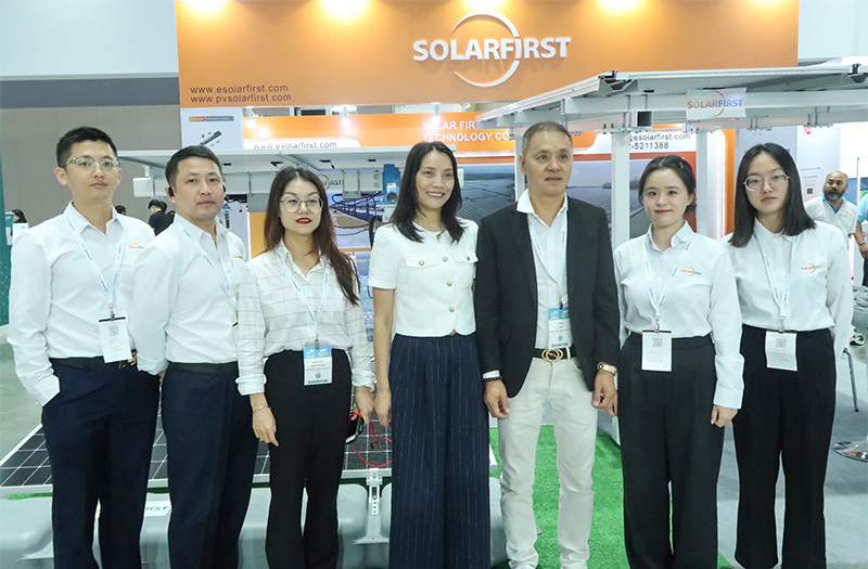 Solar First Group, 태국 재생에너지 전시회에서 빛나다