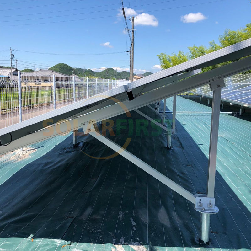 일본 2019 199kw 그라운드 알루미늄 합금 브래킷 프로젝트