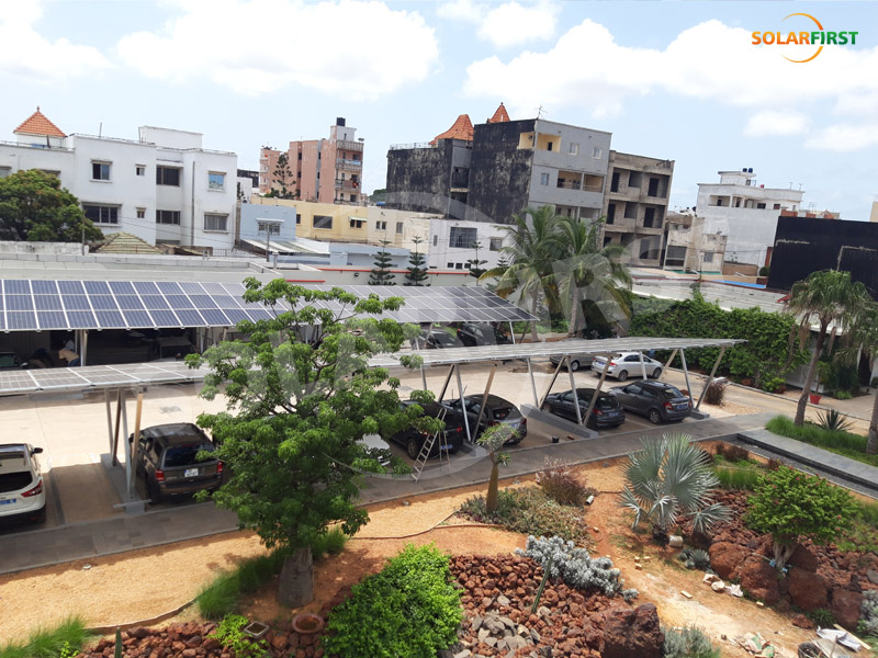 세네갈 120KW 태양광 카포트 프로젝트

