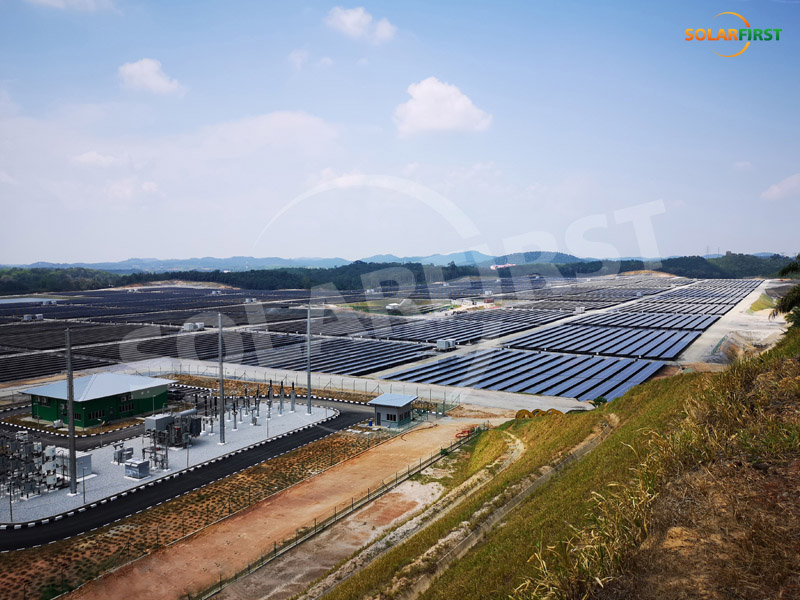 말레이시아 60mwp 지상 발전소 프로젝트
