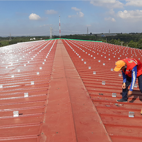 2020년 베트남 1MW 금속 지붕 설치 프로젝트